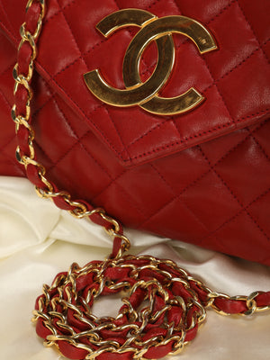 Rare Chanel Lambskin Mini Flap Bag