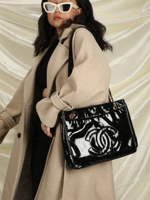 Chanel Patent Double-Sided Tote