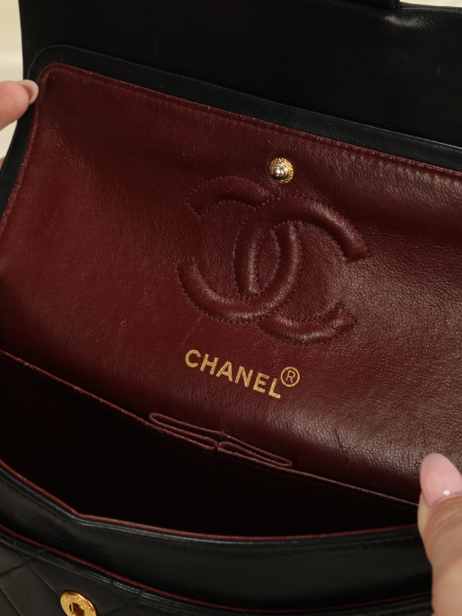 Chanel Lambskin Small Classic Double Flap