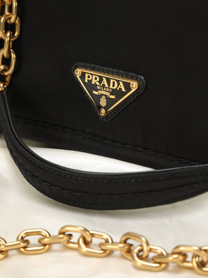 Rare Prada Nylon Chain Flap Bag