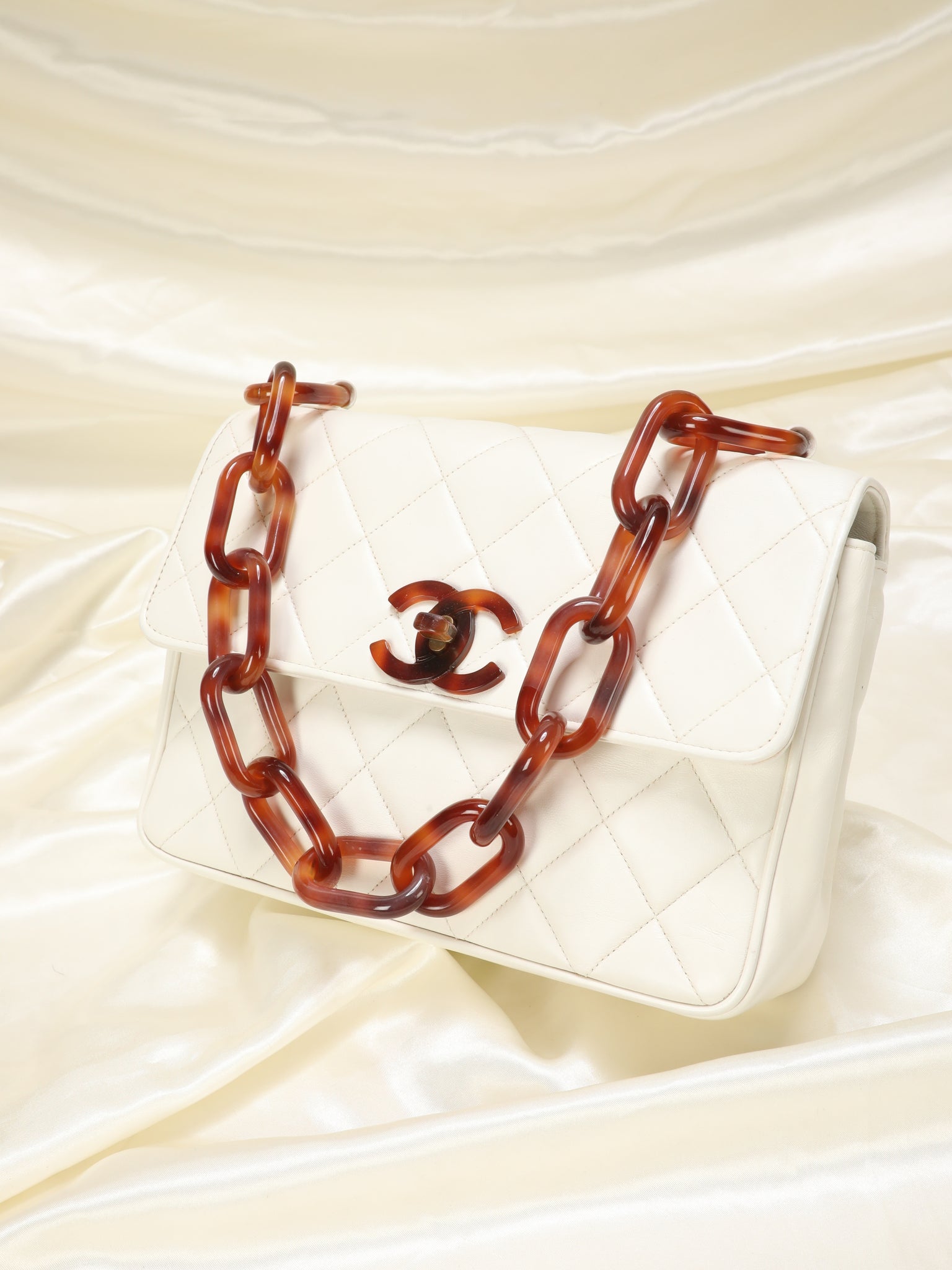 Rare Chanel Lambskin Tortoiseshell Flap Bag