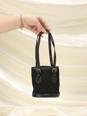 Rare Louis Vuitton Mini Satin Bucket Bag