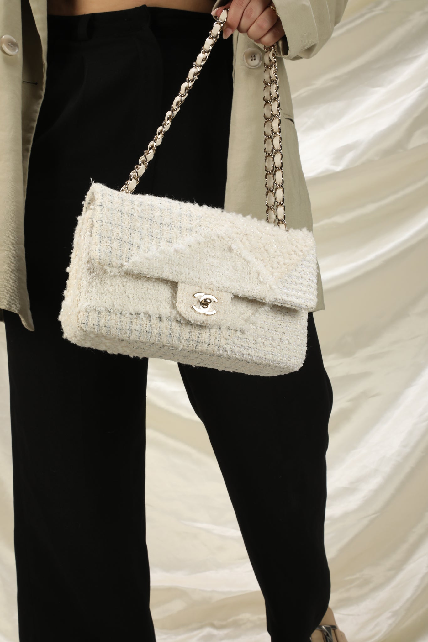 Chanel Tweed Flap Bag