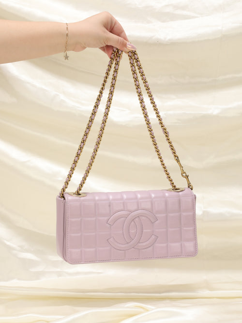 Chanel Mademoiselle Lock Baguette Shoulder Bag ○ Labellov ○ Buy
