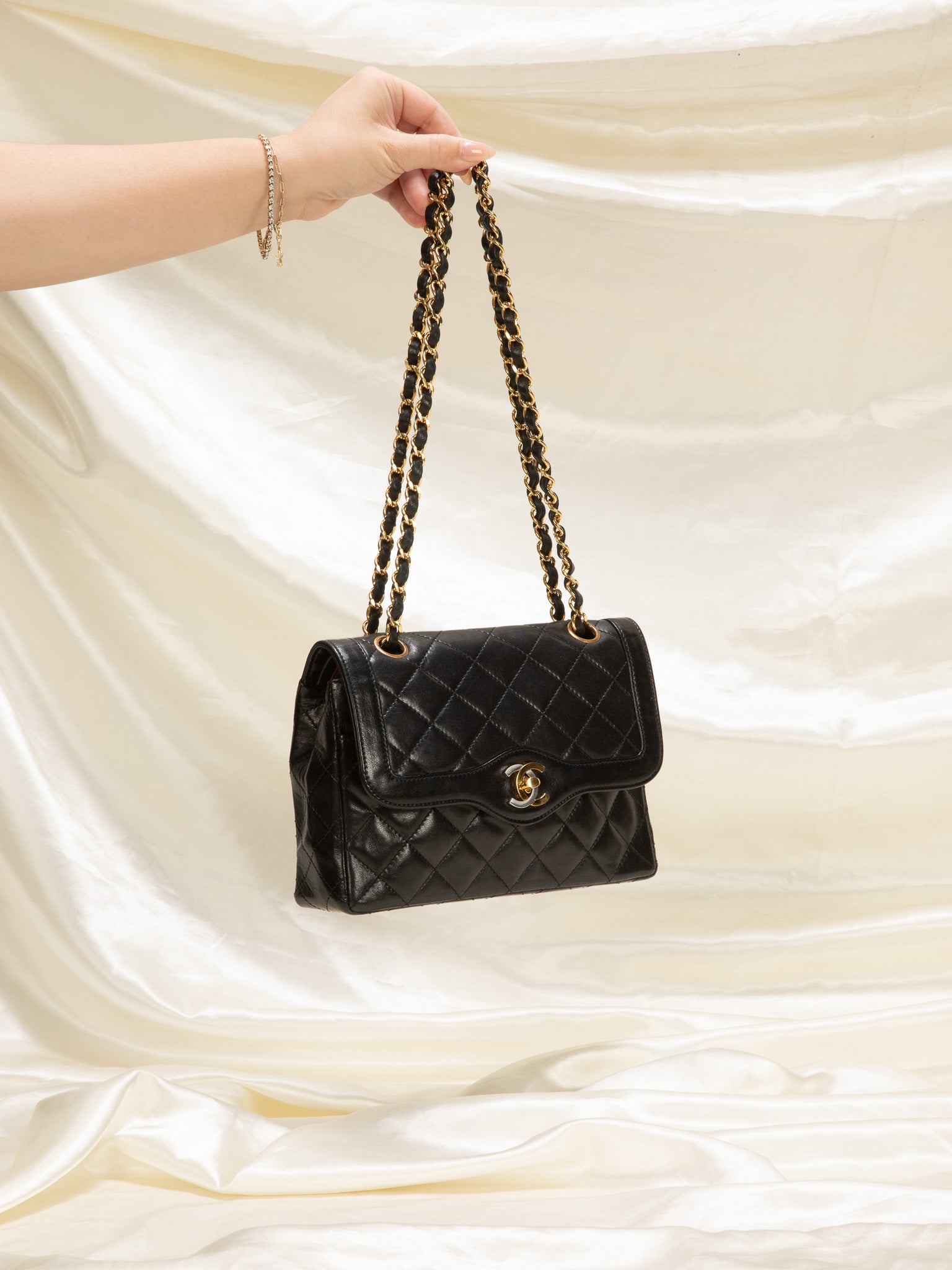 Chanel Lambskin Two-Tone Flap Bag – SFN