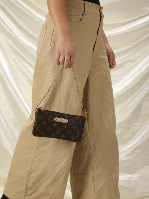 Louis Vuitton Pochette Milla Pm Chain Hand Bag Monogram M60095 40755