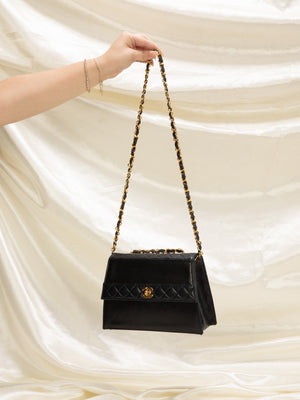 Chanel Lambskin Trapezoid and Pouch