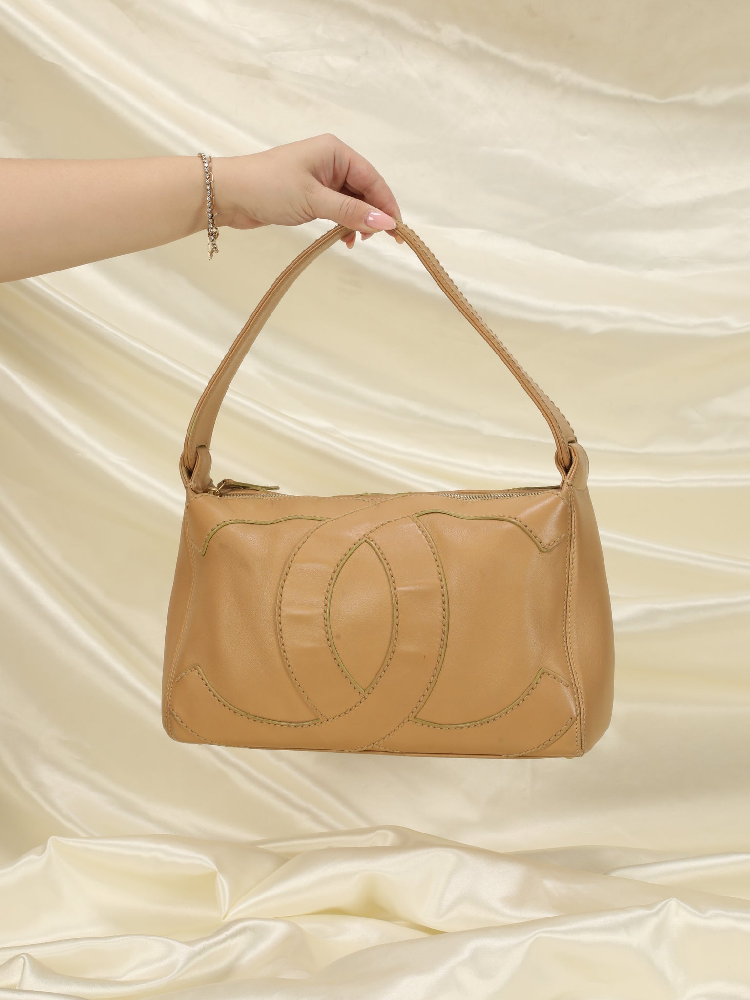 Chanel Surpique Hobo Bag