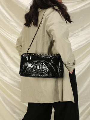 Chanel Timeless Patent Shoulder Bag
