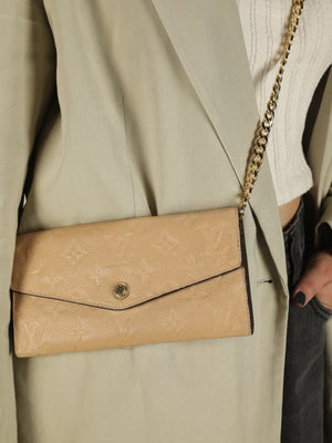 Louis Vuitton Empreinte Wallet on Chain