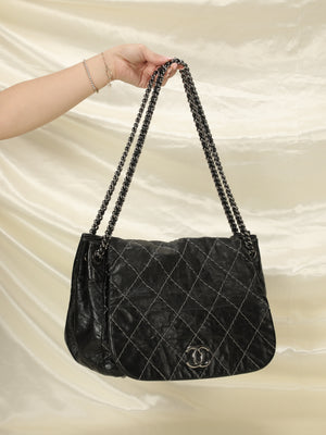 Chanel Wild Stitch Chain Flap Bag