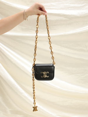 Celine Medium Triomphe Bag with Chain