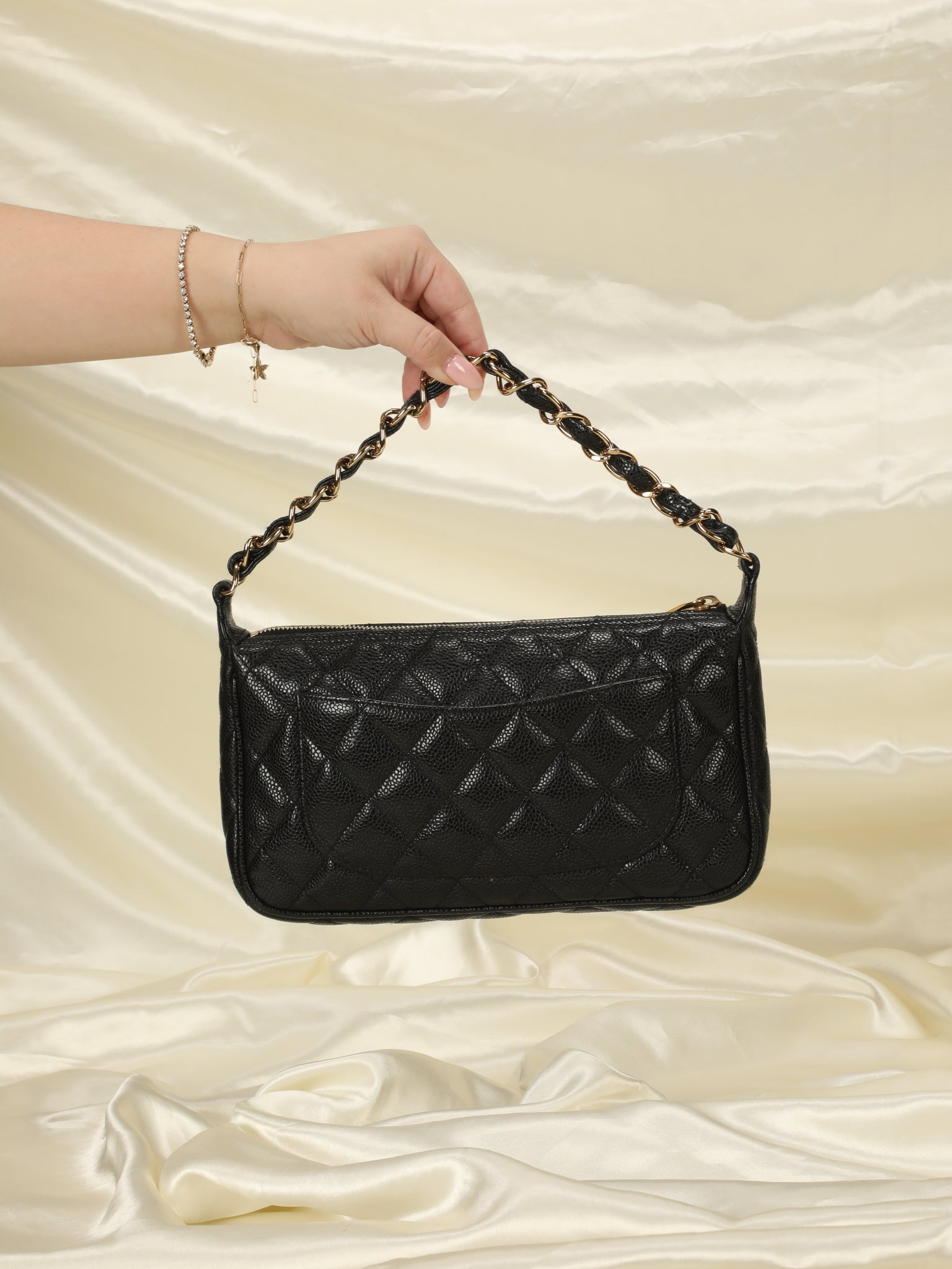 Extremely Rare Chanel Patent All Black Flap Bag – SFN