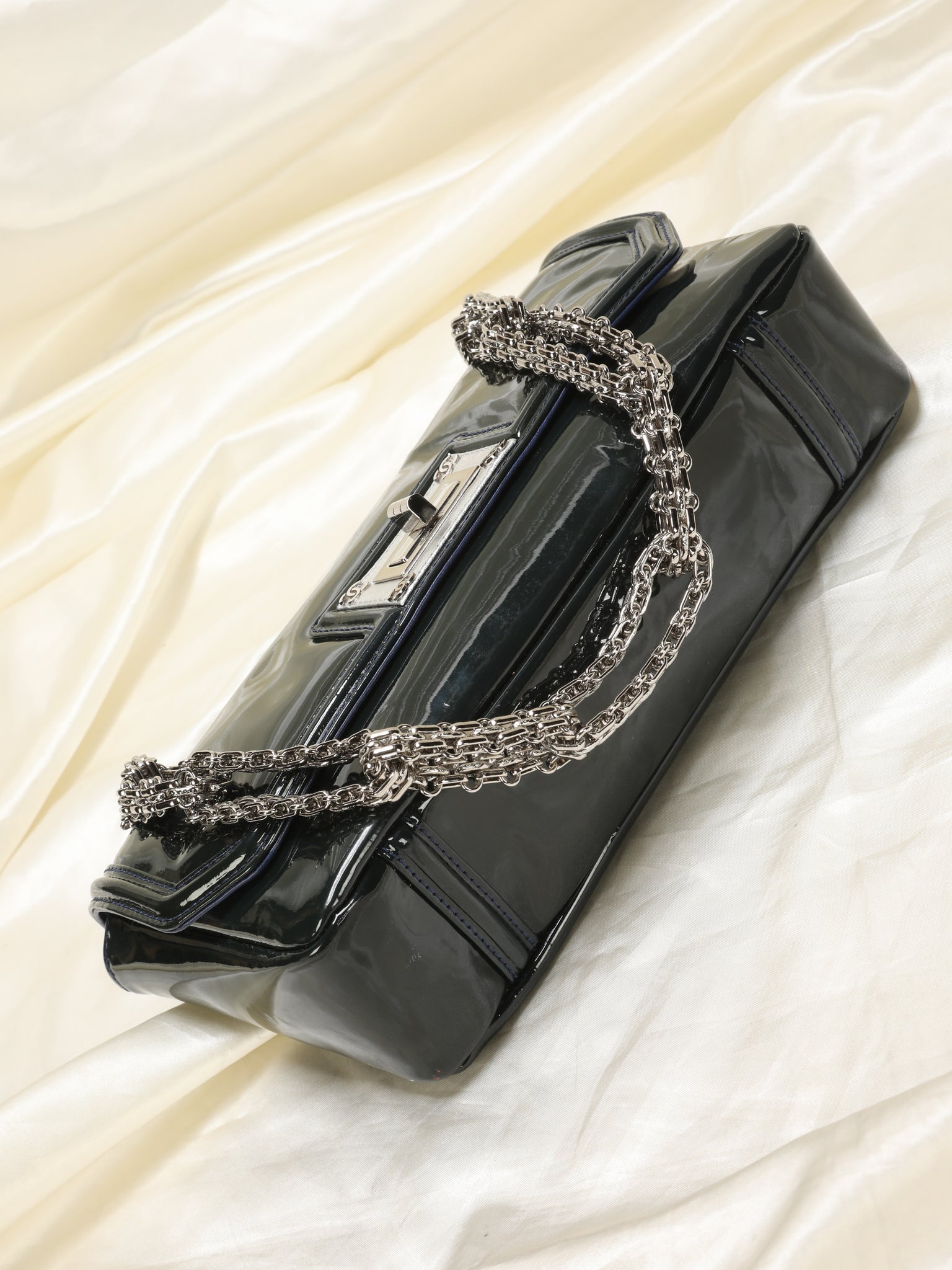 Chanel Patent Chain Bag