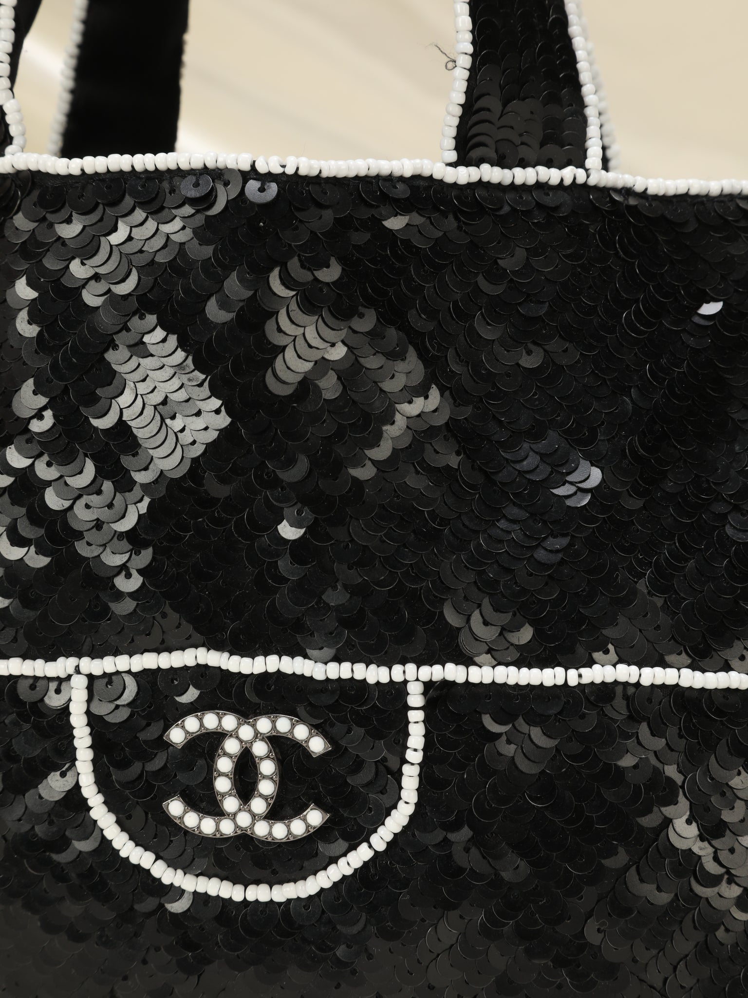 Extremely Rare Chanel Sequin Beaded Mini Bag