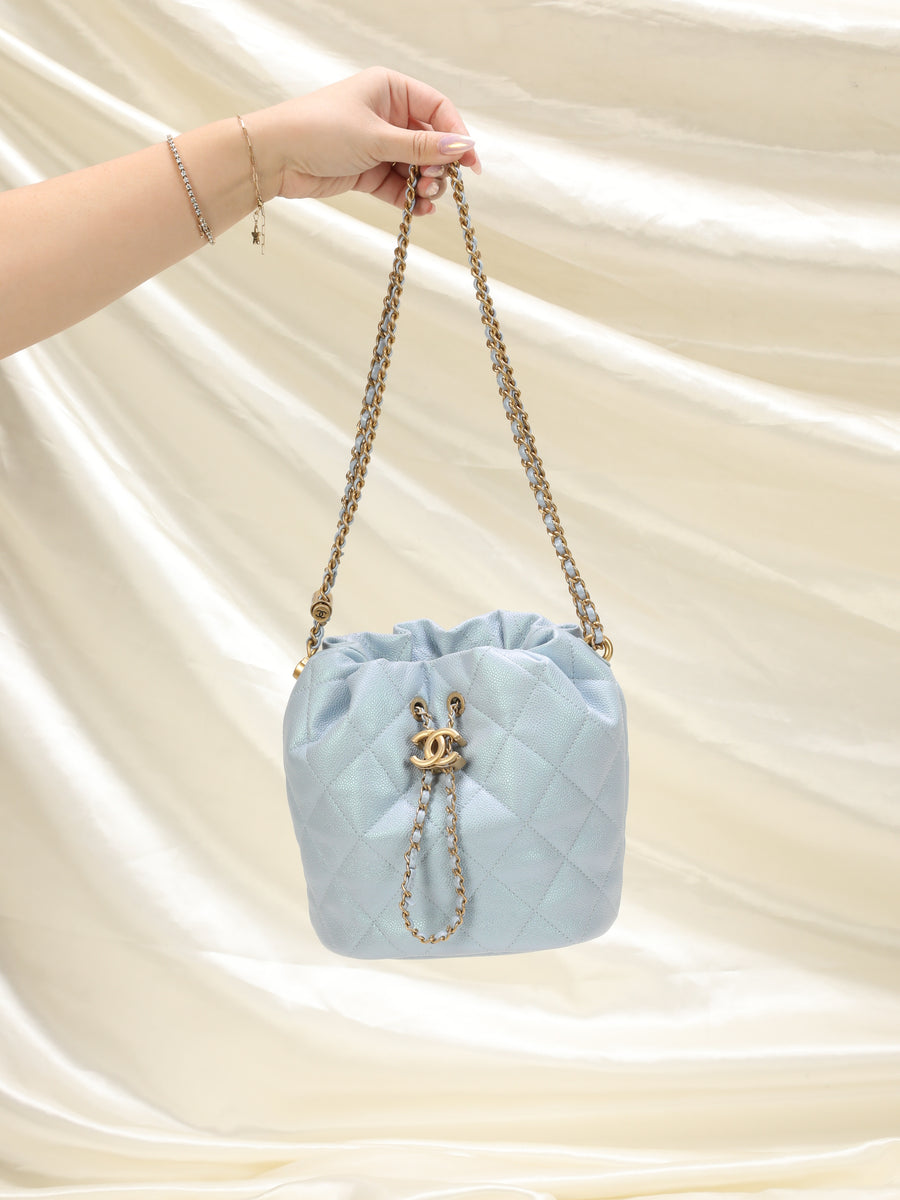 Chanel 2021 Iridescent Bucket Bag