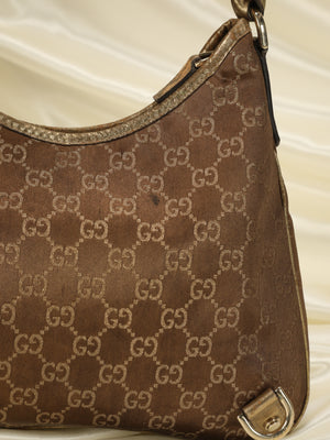 Gucci Monogram Satin Bag