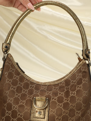 Gucci Monogram Satin Bag