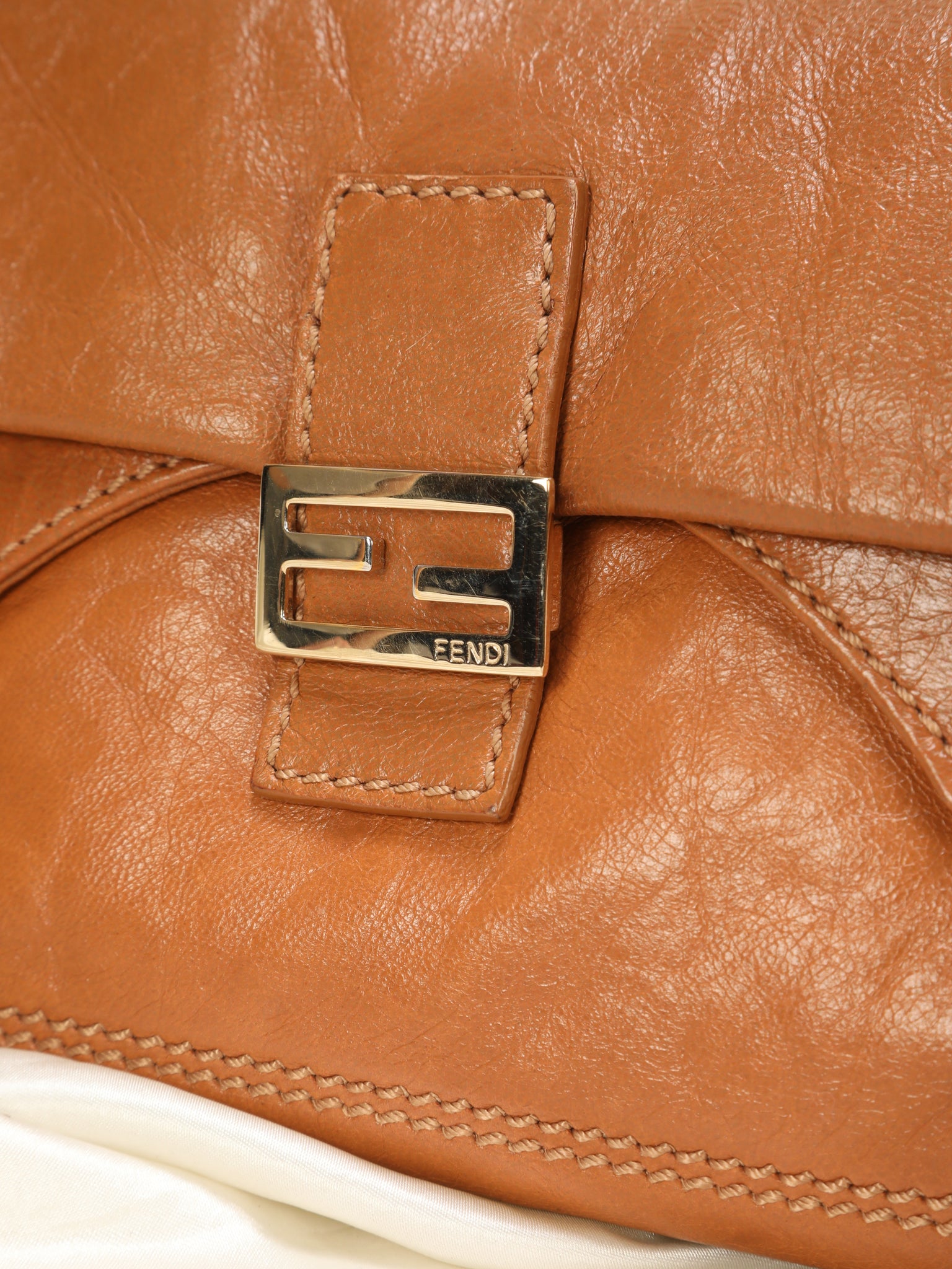 Fendi Leather Baguette