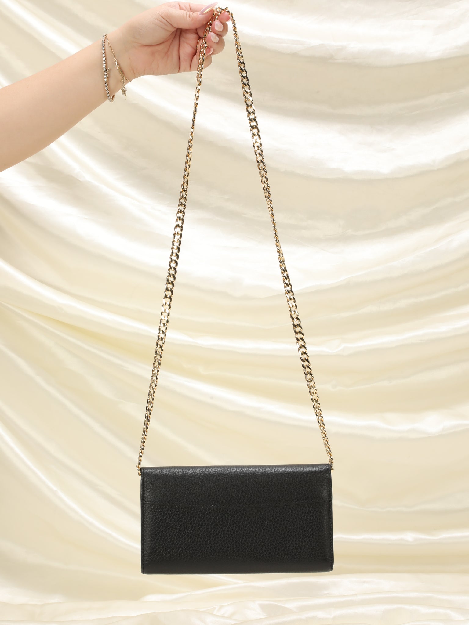 Authentic Louis Vuitton Capucines Wallet On Chain Crossbody Bag