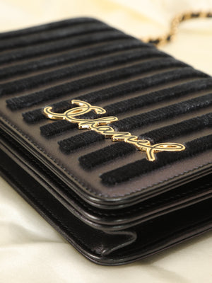 Rare Chanel Iridescent Wallet on Chain