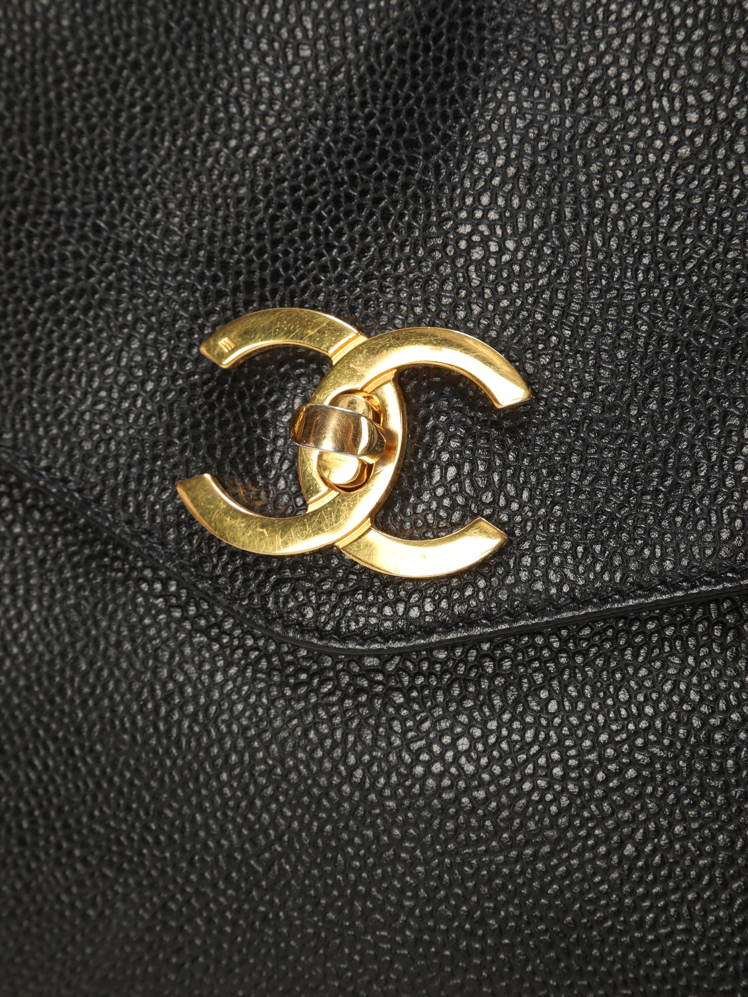 Chanel Caviar Turnlock Tote – SFN