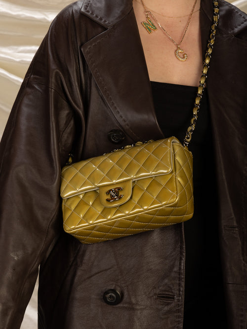 Rare Chanel Patent Mini Flap Bag – SFN