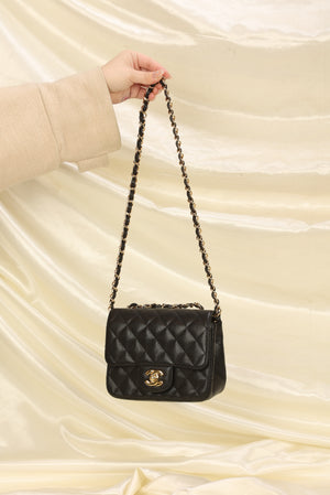 CHANEL 23P Black Caviar Mini Sweetheart Flap Bag *New - Timeless