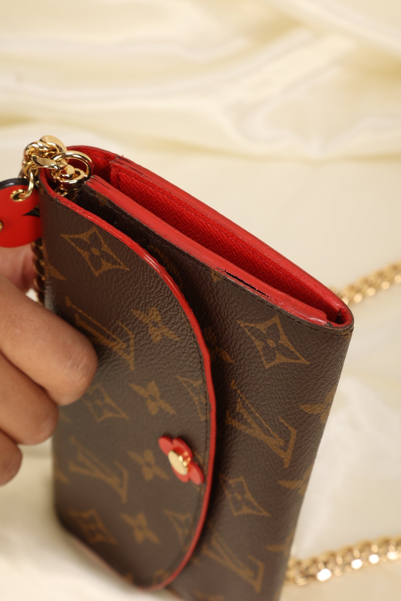 Louis Vuitton Flower Wallet On Chain