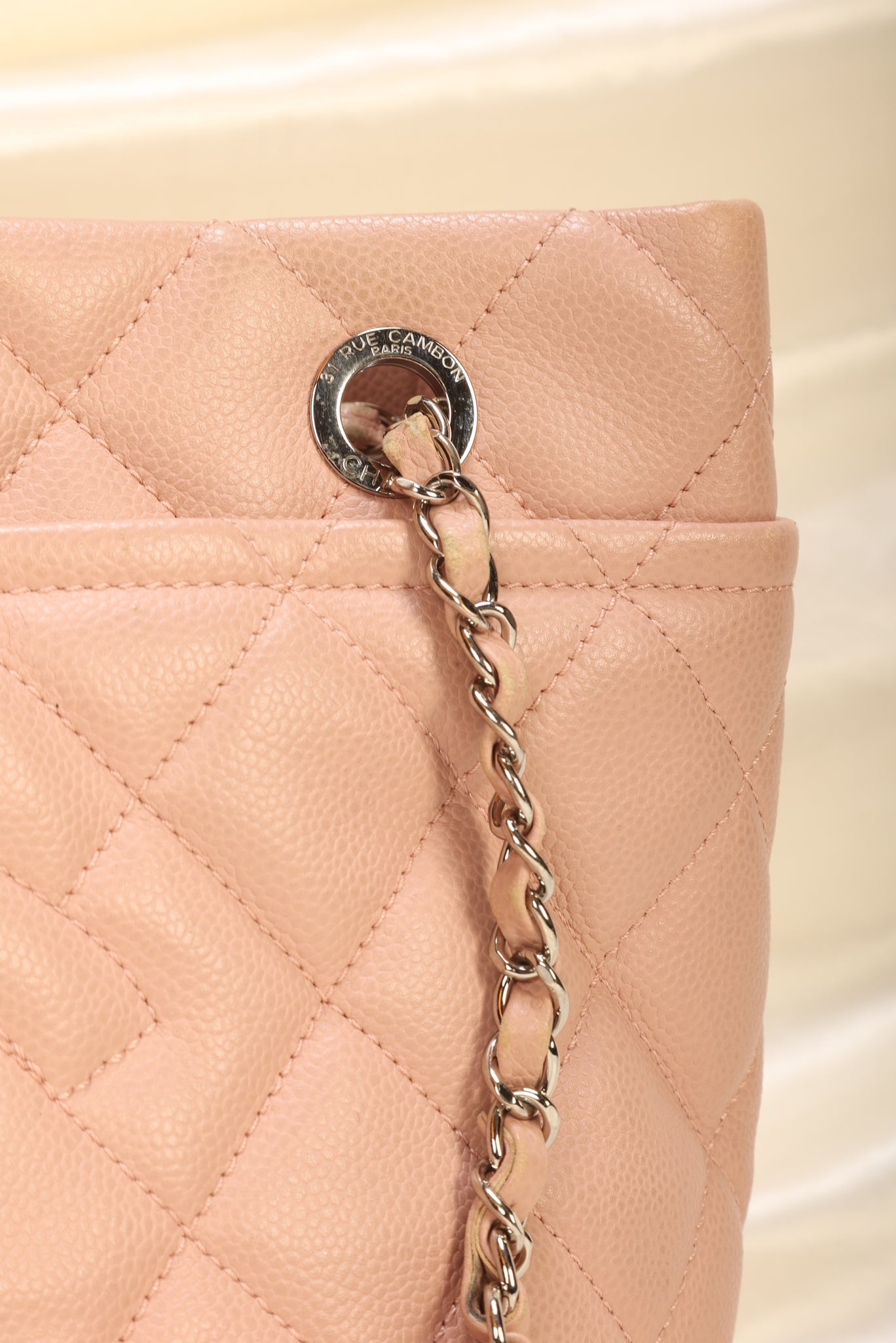 Chanel Caviar Timeless Chain Tote