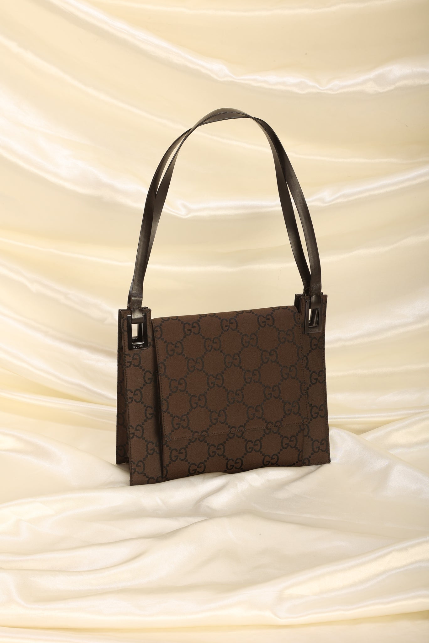 Gucci Nylon Monogram Flap Bag – SFN