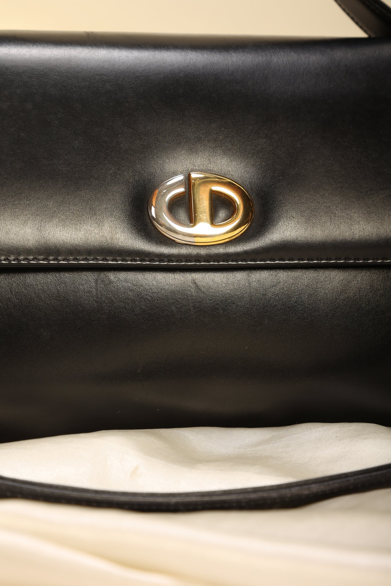 Vintage Dior Boxcalf Flap Bag