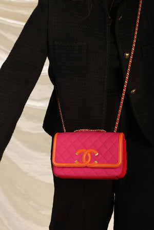 Rare Chanel Timeless Jersey and Lambskin Flap Bag