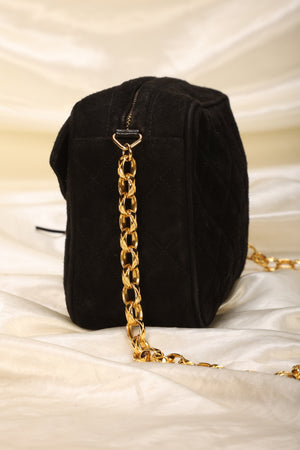 Rare Chanel Suede Bijoux Camera Bag