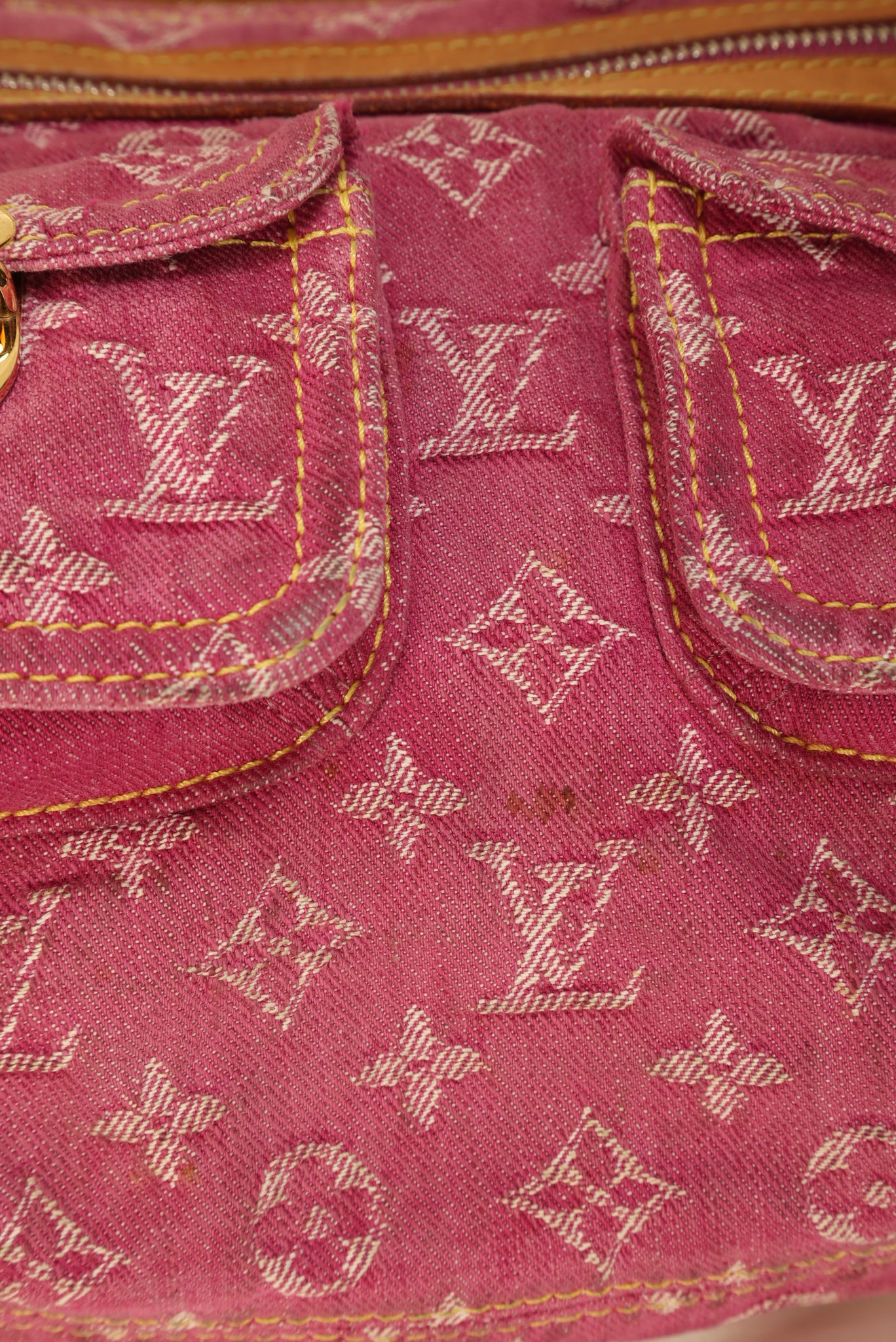 Rare Louis Vuitton Denim Shoulder Bag