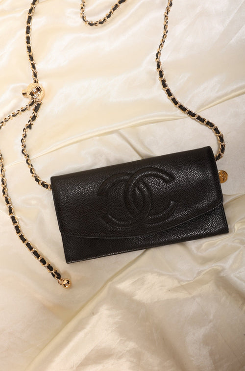 Chanel Caviar Timeless Wallet on Chain – SFN