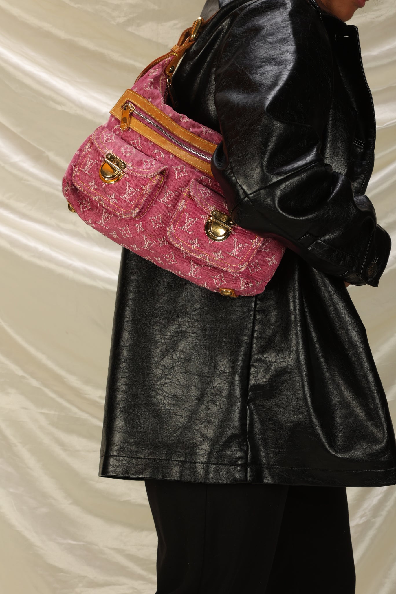 Rare Louis Vuitton Denim Shoulder Bag