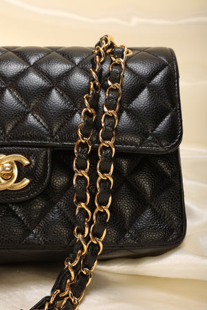 Chanel 2020 Caviar Small Double Flap