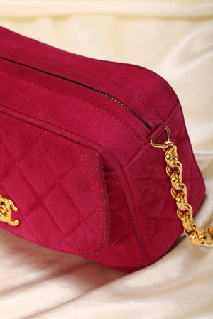 Chanel Suede Bijoux Chain Camera Bag