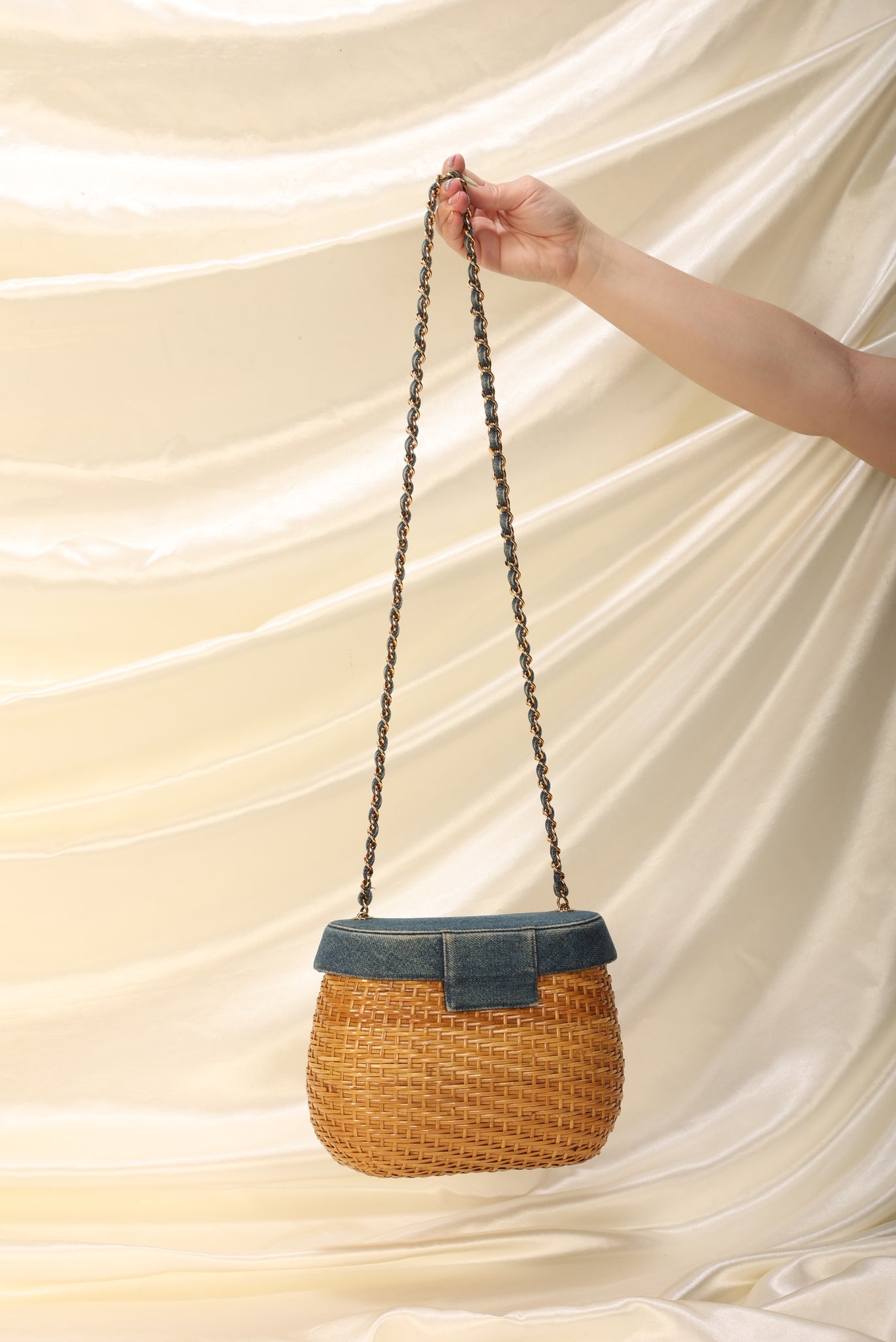 Chanel Wicker Basket Bag