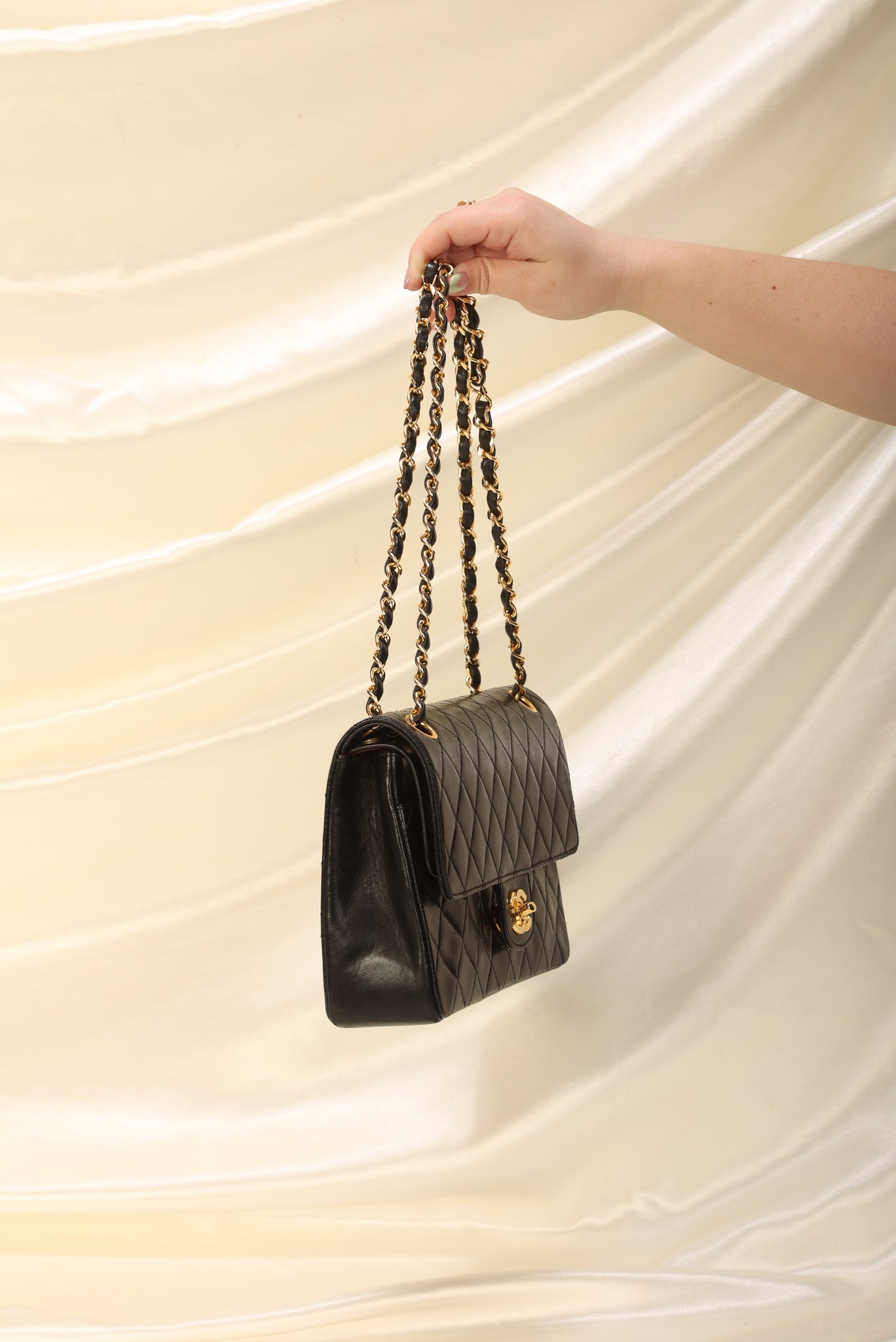 Chanel Lambskin Medium Double Flap Bag