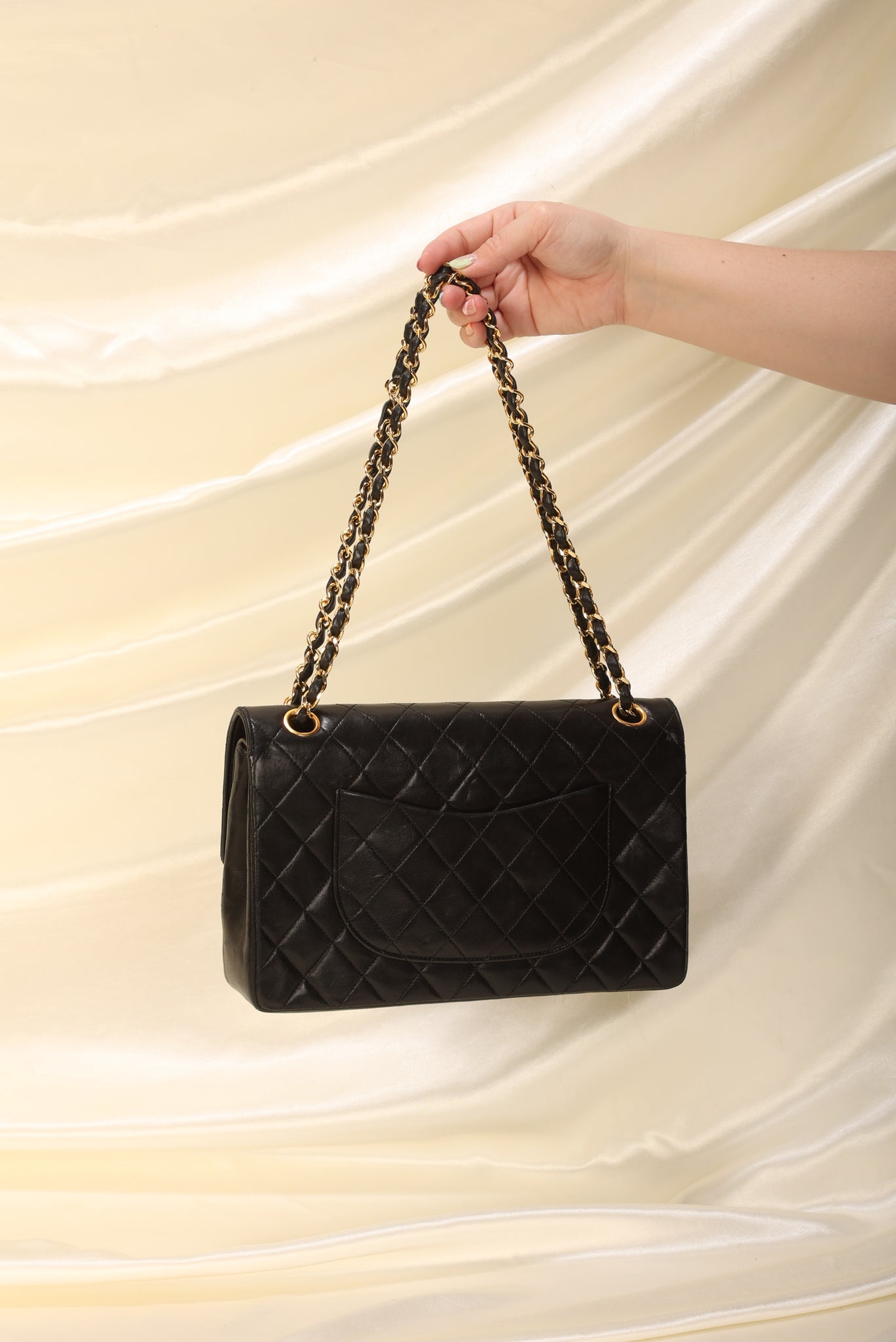 Chanel Lambskin Medium Double Flap Bag