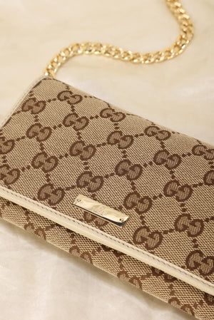 Gucci Monogram Wallet On Chain