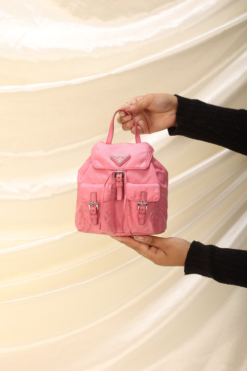 Prada Pink Nylon Mini Bag