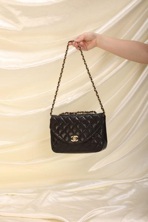 Chanel Classic Flap Mini Bag Fuschia - Patent Leather