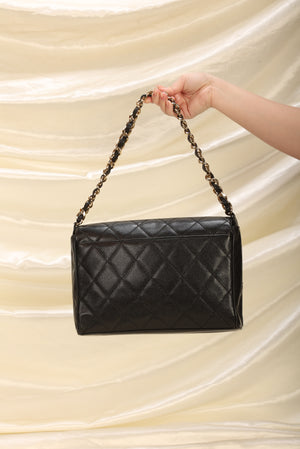 Chanel Caviar Turnlock Flap Bag
