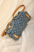 Dauphine MM Bag, Denim Textile Jacquard RFID Shoulder Bag – Unclaimed  Baggage