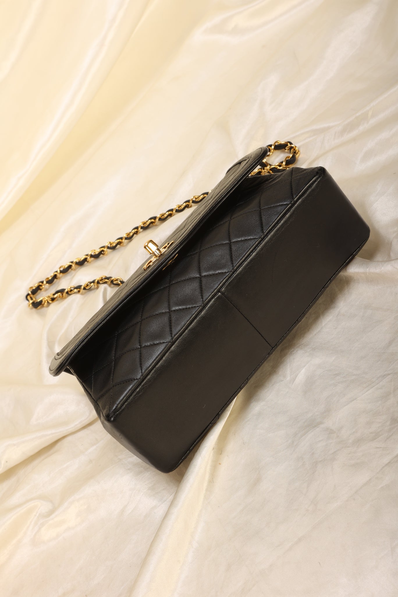 Chanel Lambskin Half Flap With Wallet