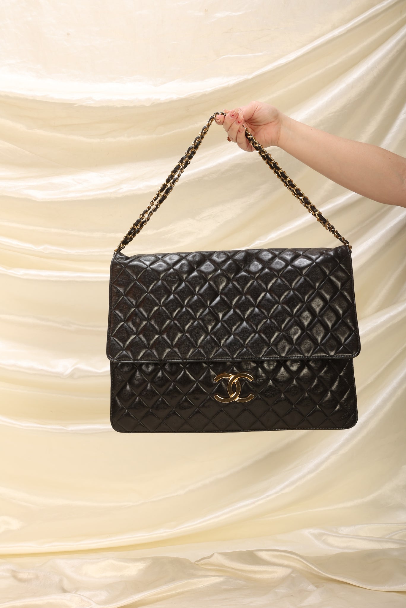 Rare Chanel Lambskin XL Flap Bag – SFN