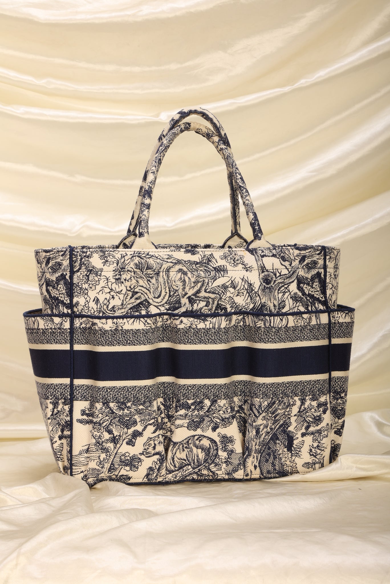 Extremely Rare Dior Catherine Toile de Jouy Tote